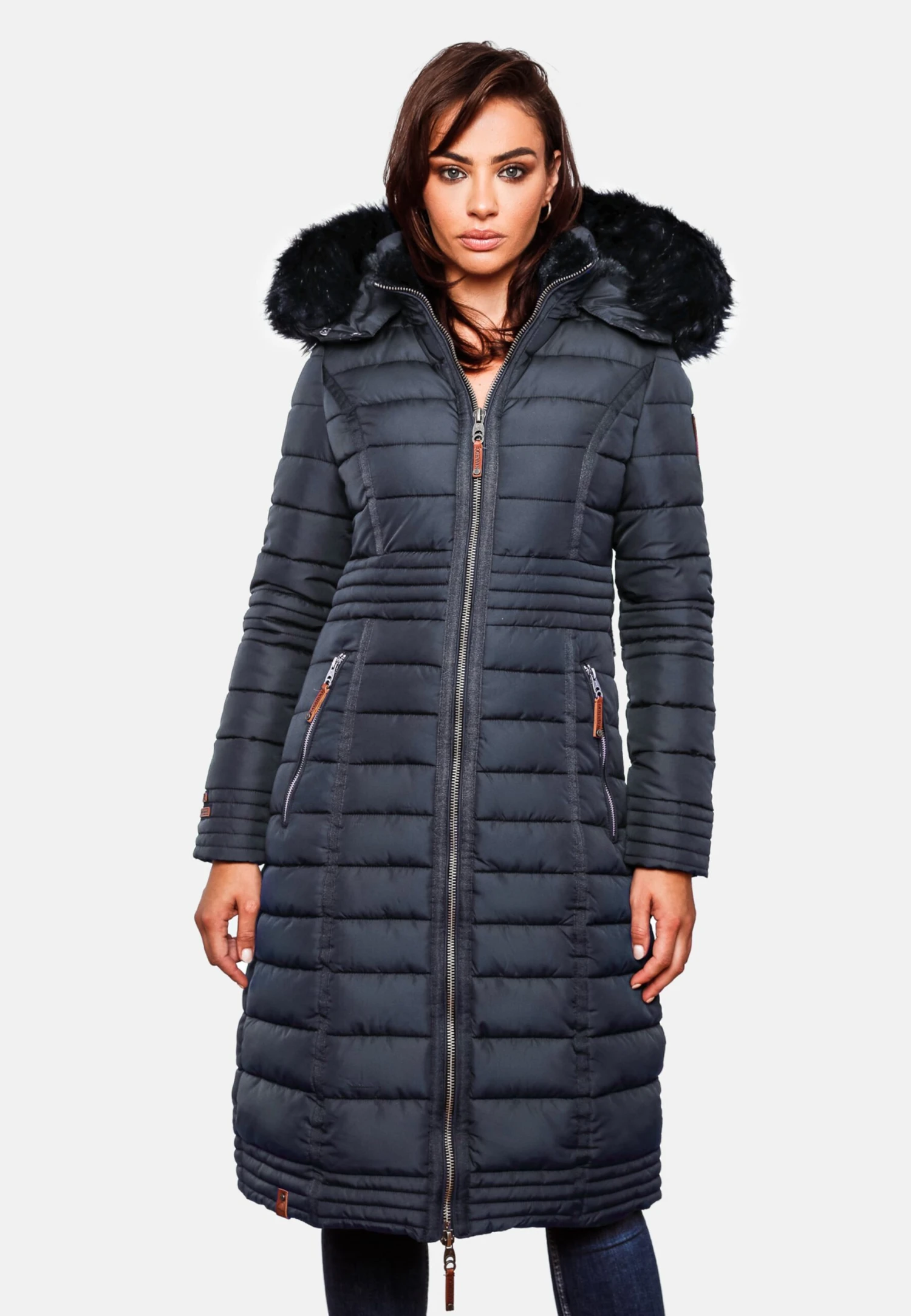 Navahoo Wintermantels Wintermantel Umay Dames Nachtblauw 5 Navahoo Wintermantels Wintermantel Umay Dames Nachtblauw - Afbeelding 5