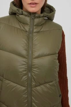 OXMO Bodywarmers Bodywarmer TABITA Dames Olijfgroen -Kledinglijn Winkel 01bce34e206b93a2c8007589811d4c66