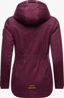 Marikoo Winterjassen Winterjas Bikoo Dames Wijnrood -Kledinglijn Winkel 04034392d7f1aa78d7f1e32d7df8ddf7