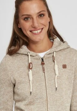 OXMO Sweatvesten Sweatvest Thory Dames Beige -Kledinglijn Winkel 067ad4e11f406d5b23a5904822e0c9cb