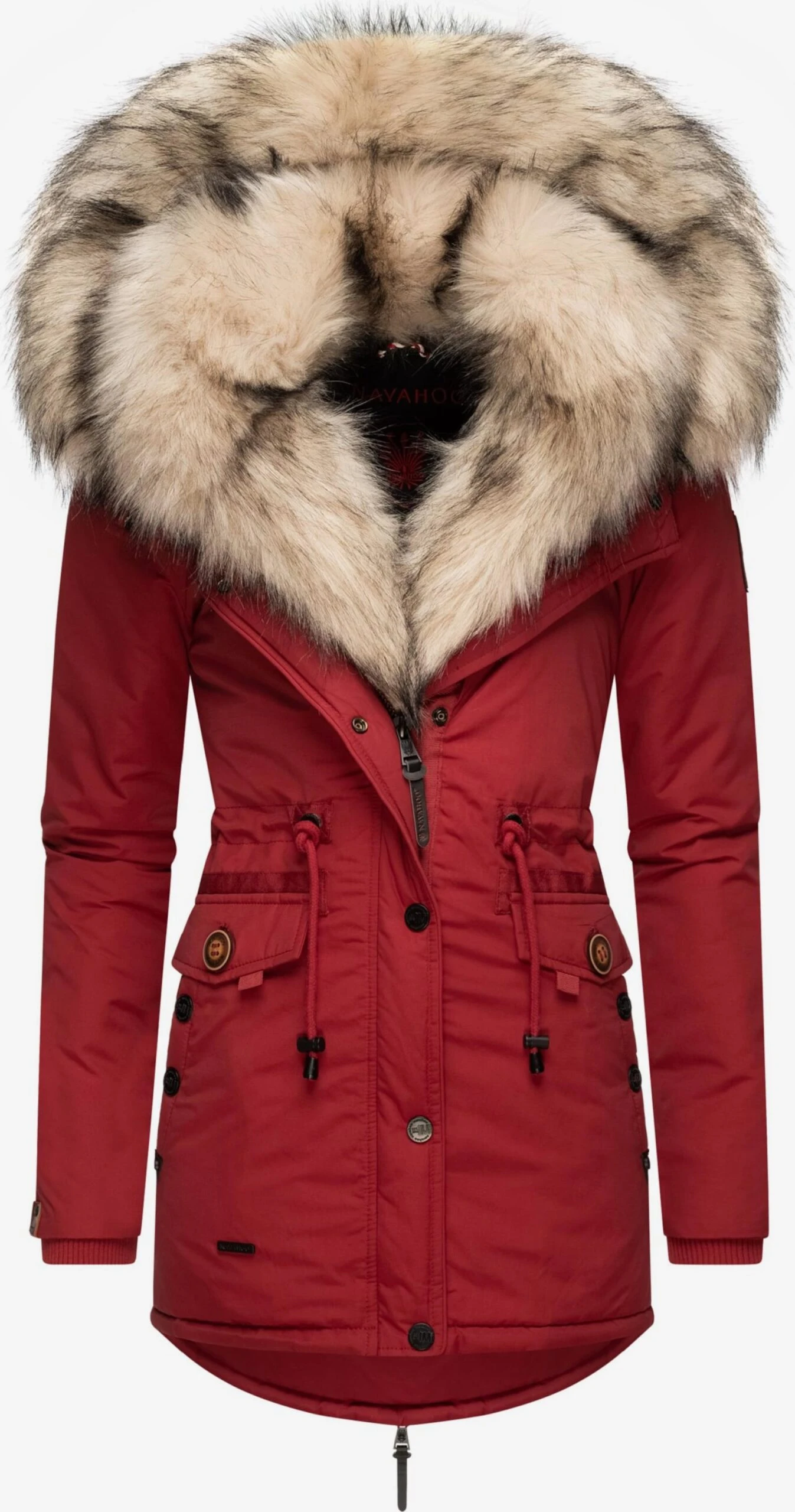 Navahoo Parkas Winterparka Sweety Dames Rood 1 Navahoo Parkas Winterparka Sweety Dames Rood