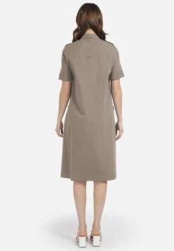 HELMIDGE Midi Jurken Jurk Dames Beige -Kledinglijn Winkel 08f7152168dd6748555d4da8cf50b415