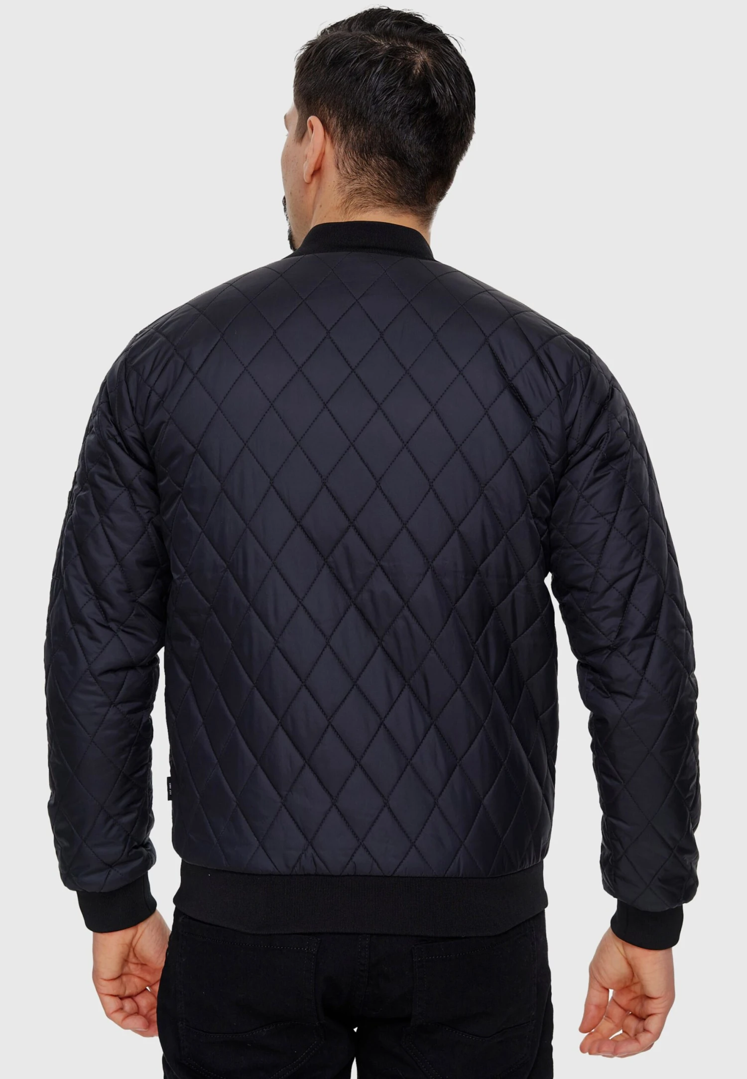 Indicode Jeans Tussenjassen Tussenjas Novak Heren Zwart 5 Indicode Jeans Tussenjassen Tussenjas Novak Heren Zwart - Afbeelding 5