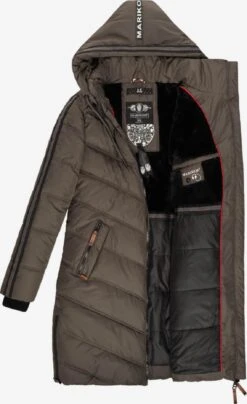 Marikoo Wintermantels Wintermantel Armasa Dames Antraciet -Kledinglijn Winkel 0ca384e13a23976884d26f4be8042dc4