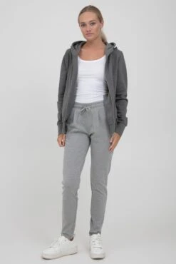 OXMO Sweatvesten Sweatvest VENDELA Dames Grijs / Grijs Gemêleerd -Kledinglijn Winkel 0eef24ae10400449b7bba2e83631e8eb