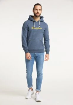Schmuddelwedda Hoodies Sweatshirt Juist Heren Blauw Gemêleerd -Kledinglijn Winkel 11c19e1f5212044319976731fd8fc0f6