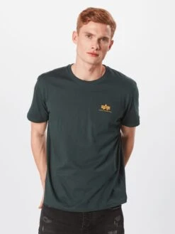 Alpha Industries T-shirts Regular Fit Shirt Heren Smaragd 7 Alpha Industries T-shirts Regular Fit Shirt Heren Smaragd -Kledinglijn Winkel 120f333e5350d7e1a32075420357c04b