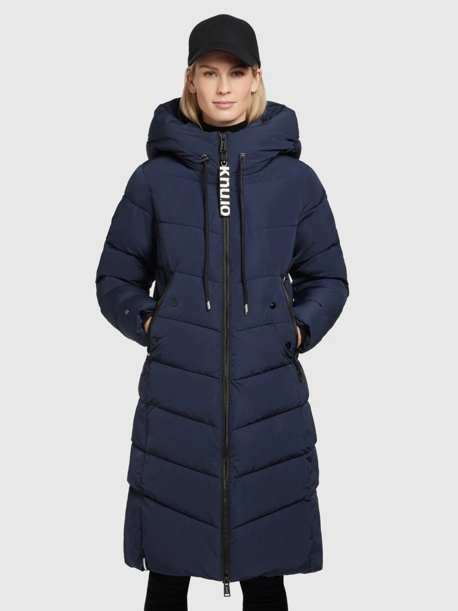 Khujo Tussenmantels Tussenmantel Klayd Dames Donkerblauw 2 Khujo Tussenmantels Tussenmantel Klayd Dames Donkerblauw - Afbeelding 2