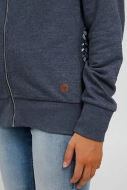 OXMO Sweatvesten Sweatvest ULLA Dames Donkerblauw -Kledinglijn Winkel 15a5b976efe60510a9151c9eda2e5d93