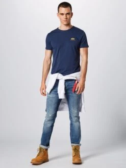 Alpha Industries T-shirts Regular Fit Shirt Heren Navy 9 Alpha Industries T-shirts Regular Fit Shirt Heren Navy -Kledinglijn Winkel 15d8a559173f8096ef574353a7649e21