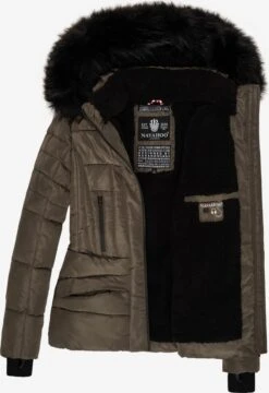 Navahoo Winterjassen Winterjas Adele Dames Taupe -Kledinglijn Winkel 16a24e93c545043782b9b1e2965ae9de