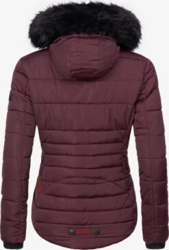 Marikoo Winterjassen Winterjas Lotusblüte Dames Bourgogne -Kledinglijn Winkel 172240e0f0968f736fd441da14352275