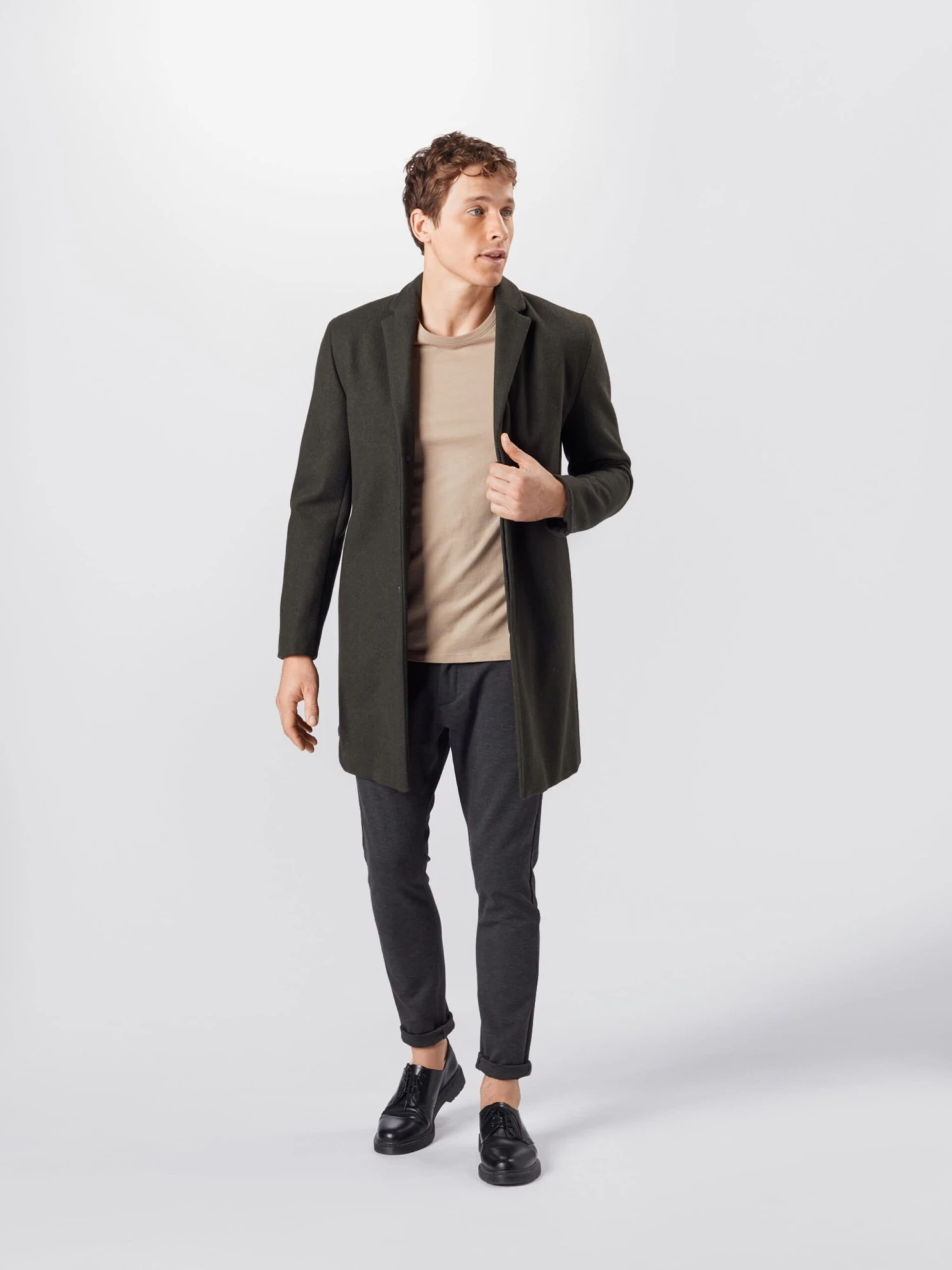 Denim Project Chinos Slimfit Chino Roma Heren Antraciet 4 Denim Project Chinos Slimfit Chino Roma Heren Antraciet - Afbeelding 4