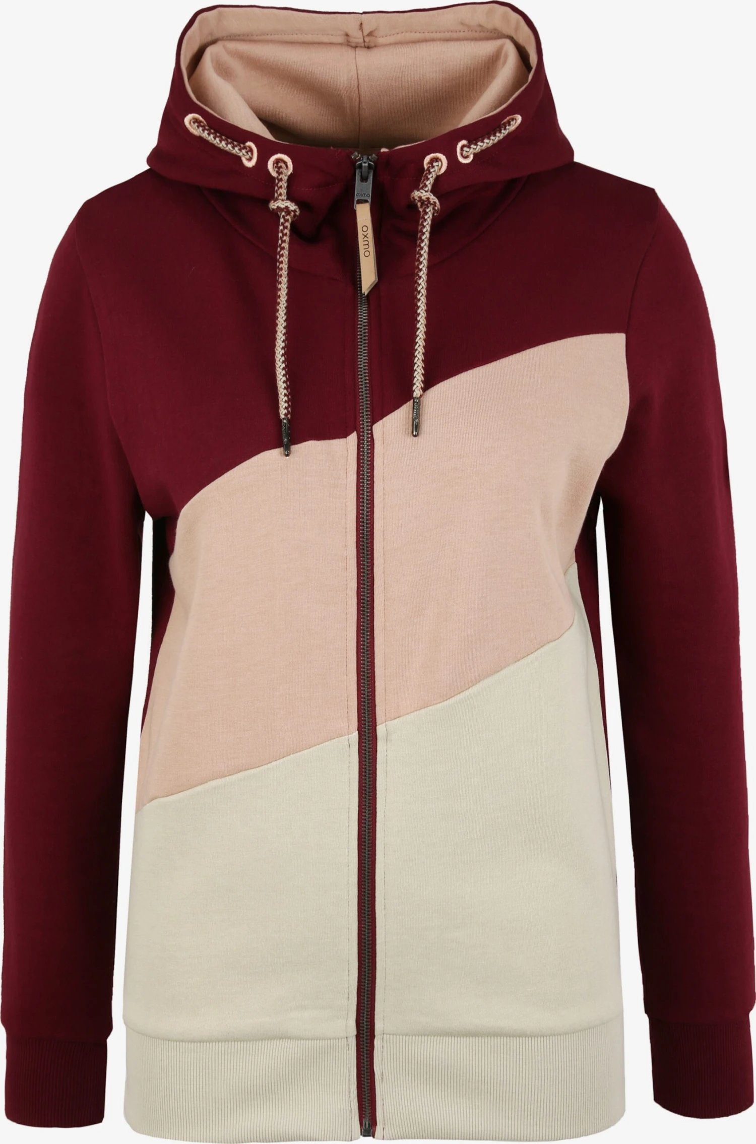 OXMO Sweatvesten Sweatvest Aggi Dames Rood 1 OXMO Sweatvesten Sweatvest Aggi Dames Rood