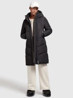 Khujo Wintermantels Wintermantel Limetta Dames Zwart -Kledinglijn Winkel 1aaed78fde645ea5ba2004975bf8508c