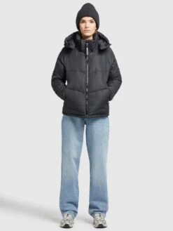 Khujo Winterjassen Winterjas Monty 2 Dames Nachtblauw -Kledinglijn Winkel 1b0c9183e30c085560f69bac08851993