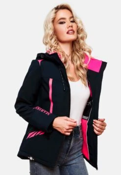 Marikoo Winterjassen Winterjas Dames Navy -Kledinglijn Winkel 1b9b8beb108a9f43e762c6015445db0d