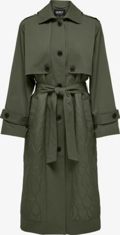 ONLY Trenchcoats Tussenmantel Dames Groen