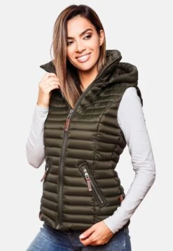 Navahoo Bodywarmers Bodywarmer Shadaa Dames Kaki -Kledinglijn Winkel 222b65395b3b3087c510df5078fe8648