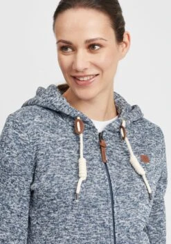 OXMO Sweatvesten Sweatvest Thory Dames Blauw -Kledinglijn Winkel 23e7aaa7a1c025d976c5f7530f084bb8