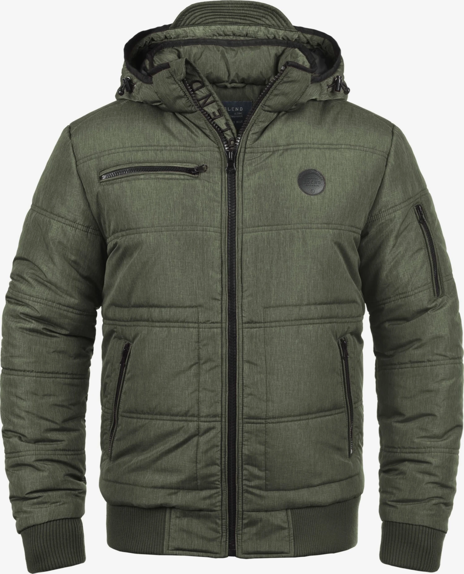 Blend Winterjassen Winterjas Boris Heren Groen 1 Blend Winterjassen Winterjas Boris Heren Groen