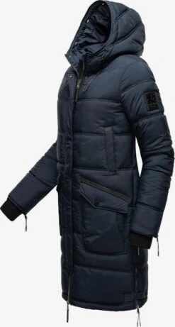 Marikoo Wintermantels Wintermantel Chaskaa Dames Navy -Kledinglijn Winkel 261535b755593e2dce5858e7c2c4902a