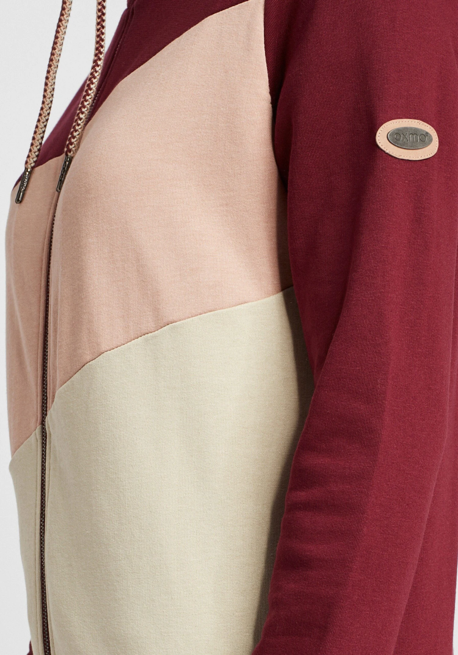 OXMO Sweatvesten Sweatvest Aggi Dames Rood 6 OXMO Sweatvesten Sweatvest Aggi Dames Rood - Afbeelding 6