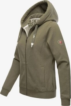 Navahoo Sweatvesten Sweatvest Engelshaar Dames Olijfgroen -Kledinglijn Winkel 31b26cf4eb214c1aa5d6f80cc95c2217