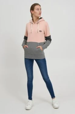 OXMO Hoodies Sweatshirt Kathrine Dames Rosa -Kledinglijn Winkel 35f479a8086f058f897ed3e4efd38ecb