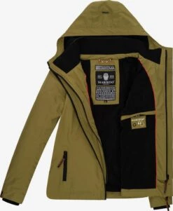 Marikoo Outdoor Jassen Functionele Jas Erdbeere Dames Olijfgroen -Kledinglijn Winkel 365675264b648bfbdca7aadee54ae28c