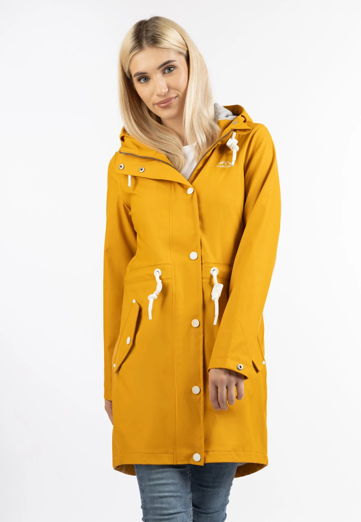ICEBOUND Regenmantels Functionele Mantel Dames Curry 2 ICEBOUND Regenmantels Functionele Mantel Dames Curry - Afbeelding 2