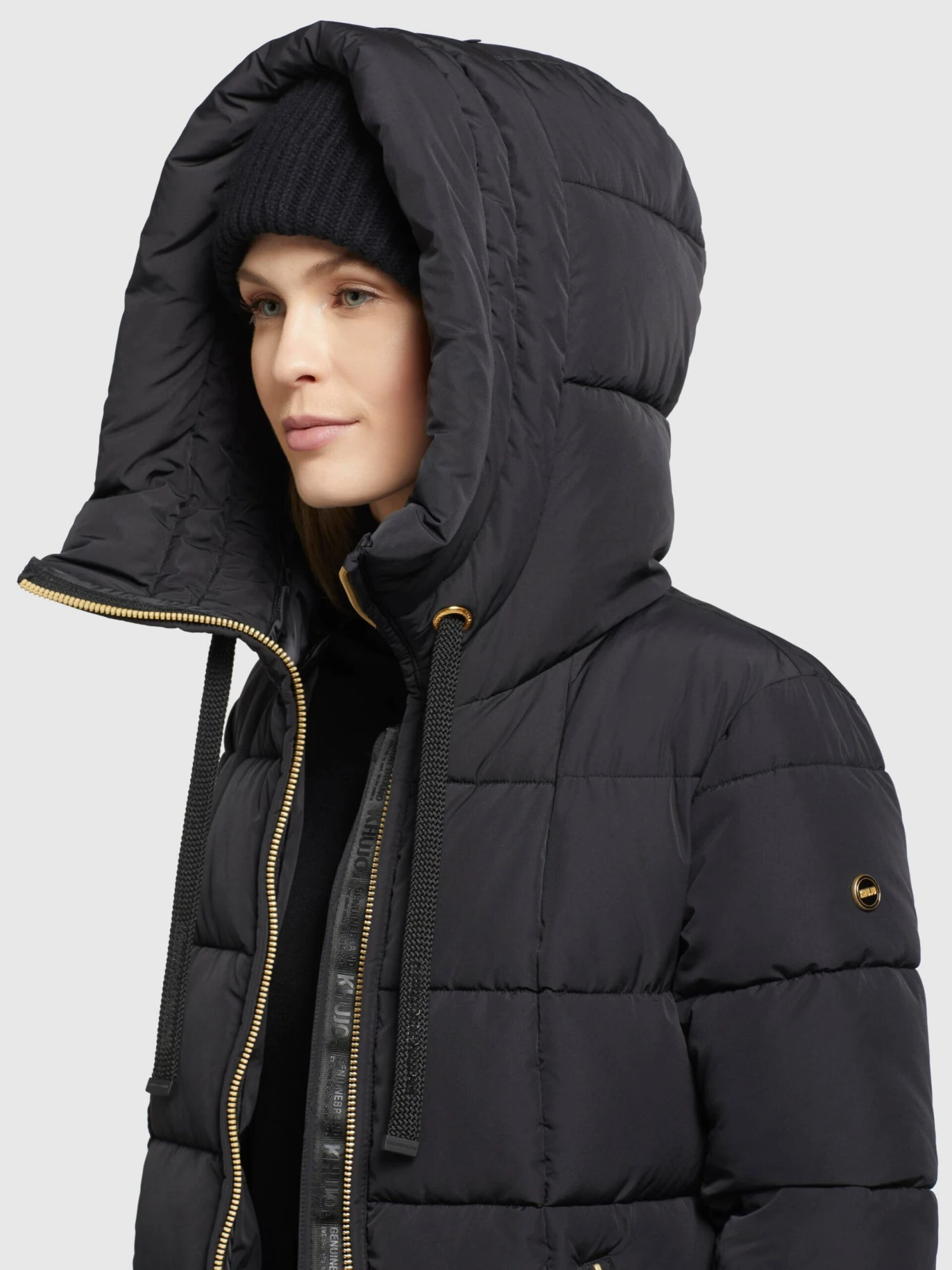 Khujo Wintermantels Wintermantel Aruba Dames Zwart 7 Khujo Wintermantels Wintermantel Aruba Dames Zwart - Afbeelding 7