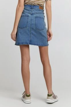 OXMO Mini Rokken Rok FRIGGA Dames Blauw -Kledinglijn Winkel 391c54888841c57db670e395b8bb8669