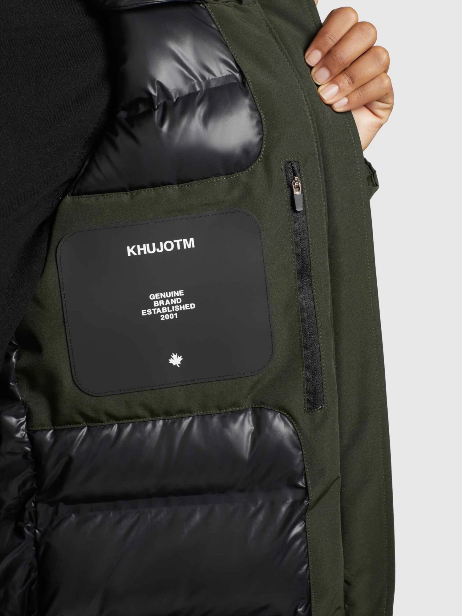 Khujo Wintermantels Wintermantel Charlyn 3 Dames Kaki 8 Khujo Wintermantels Wintermantel Charlyn 3 Dames Kaki - Afbeelding 8