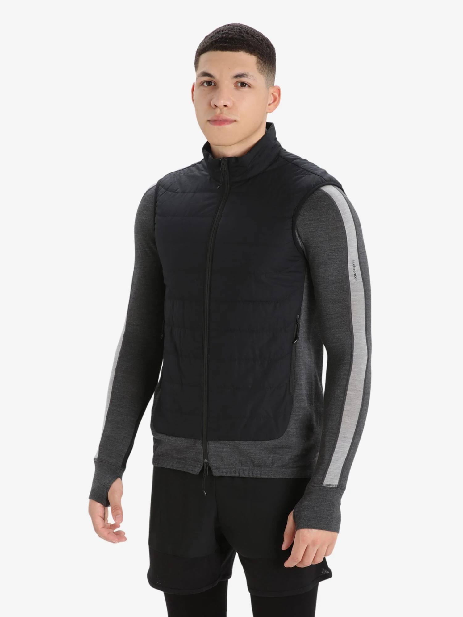 Icebreaker Vesten Sportbodywarmer Loft Heren Zwart 2 Icebreaker Vesten Sportbodywarmer Loft Heren Zwart - Afbeelding 2