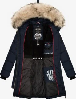 Marikoo Wintermantels Wintermantel Chaskaa Dames Navy -Kledinglijn Winkel 3de8380c1c5eee365d7ff9df55ee4d09