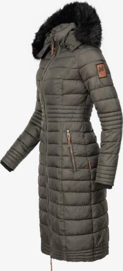 Navahoo Wintermantels Wintermantel Umay Dames Aardetinten -Kledinglijn Winkel 40e5e886d6d82b17bcb0f03369b9748b