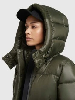 Khujo Winterjassen Winterjas Valona Dames Donkergroen -Kledinglijn Winkel 41c85453f393d32fc65db51e0d714408