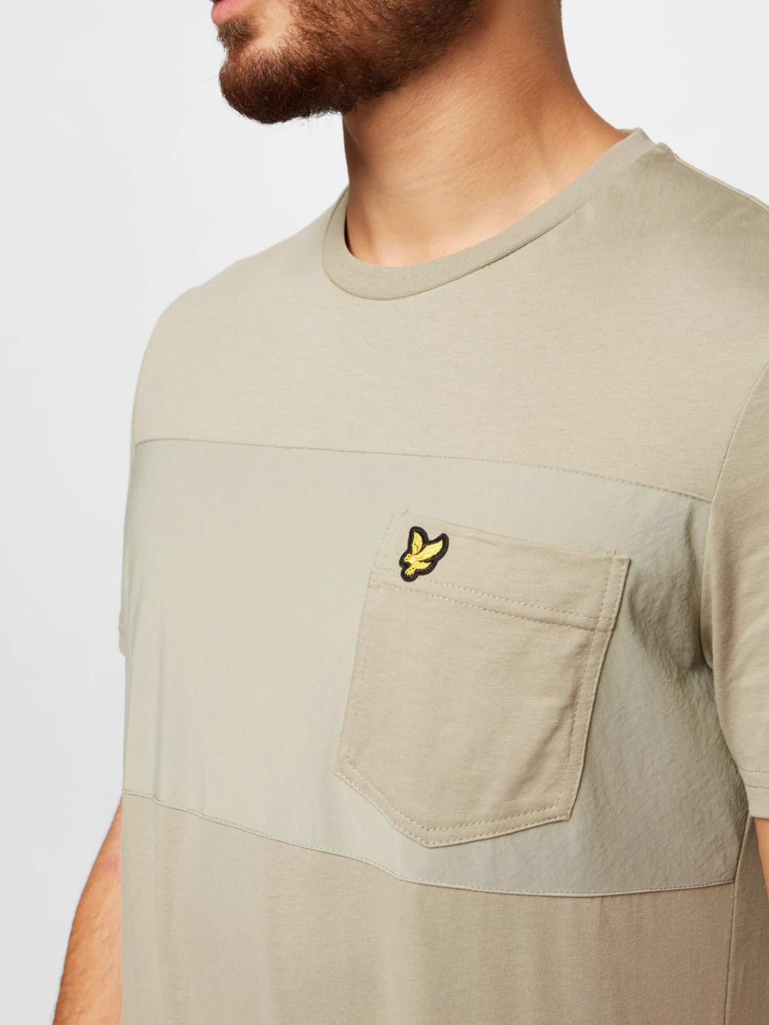 Lyle & Scott T-shirts Shirt Heren Kaki / Lichtgroen 2 Lyle & Scott T-shirts Shirt Heren Kaki / Lichtgroen - Afbeelding 2