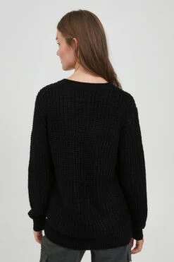 OXMO Basic Truien Trui Lavea Dames Zwart -Kledinglijn Winkel 43603a9473960c77250a8dbbf6e2c31c