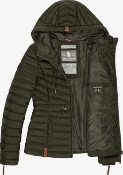 Marikoo Tussenjassen Tussenjas Aniyaa Dames Olijfgroen -Kledinglijn Winkel 473b6bf329f0569f993c4392ee322e8d