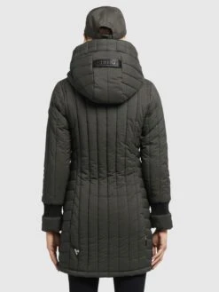 Khujo Winterjassen Winterjas Jerry Dames Olijfgroen -Kledinglijn Winkel 4743f51e52193563dbac96ae781c40aa