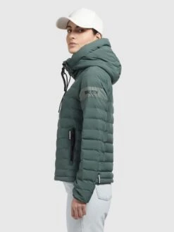 Khujo Tussenjassen Tussenjas Lovina4 Matt Dames Smaragd -Kledinglijn Winkel 47b0311b5b5f3c0b43227d05fa059a86