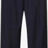 Vero Moda Bandplooibroeken Regular Bandplooibroek MIRALEA Dames Navy