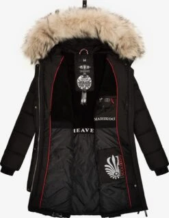 Marikoo Wintermantels Wintermantel Chaskaa Dames Zwart -Kledinglijn Winkel 48268750ef82e3e885b2e2294e9d31c1