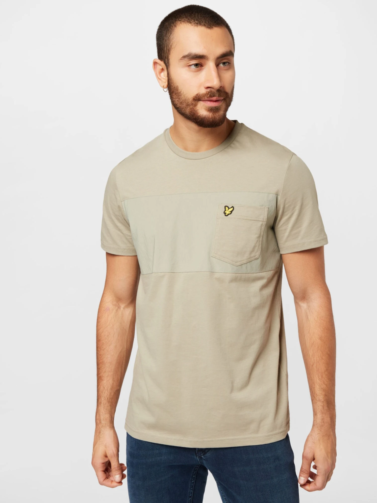 Lyle & Scott T-shirts Shirt Heren Kaki / Lichtgroen 3 Lyle & Scott T-shirts Shirt Heren Kaki / Lichtgroen - Afbeelding 3