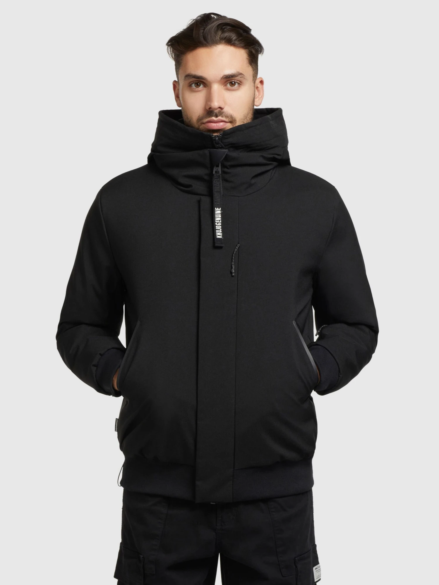 Khujo Winterjassen Winterjas Wayer Heren Zwart 2 Khujo Winterjassen Winterjas Wayer Heren Zwart - Afbeelding 2