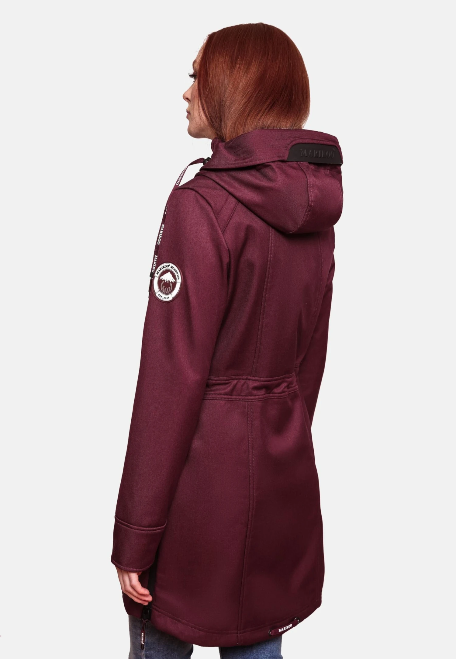 Marikoo Parkas Tussenparka Dames Bordeaux 7 Marikoo Parkas Tussenparka Dames Bordeaux - Afbeelding 7