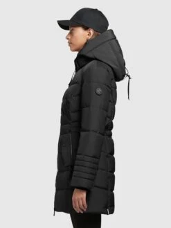 Khujo Korte Mantels Tussenmantel Amaray Dames Zwart -Kledinglijn Winkel 4be6d1507c2d3cf71e9882e474d29864