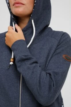 OXMO Sweatvesten Sweatvest ULLA Dames Donkerblauw -Kledinglijn Winkel 4ce3024201903b86308627a327b0da9a